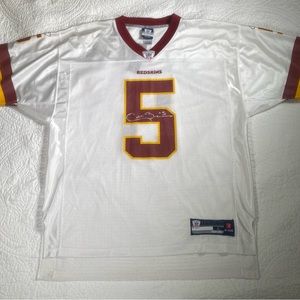 Colt Brennan Signed Redskins Jersey. The team he was drafted for. Size L w tags